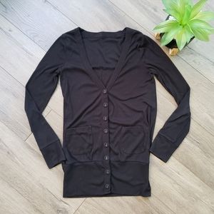 Black basic cardigan with pockets 🖤